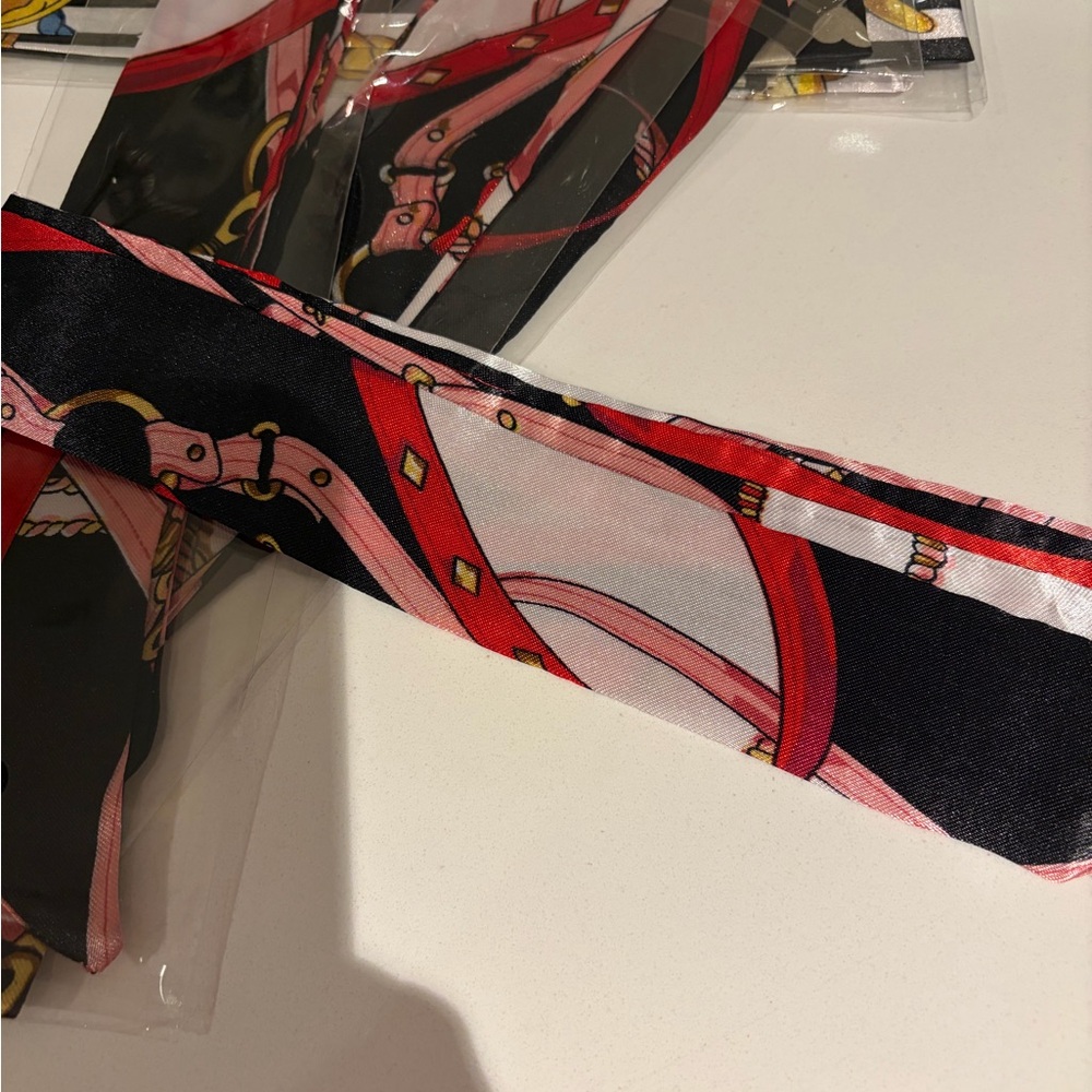 Stylish Red and Black Women's Scarf
